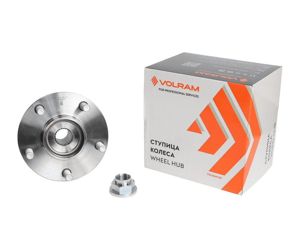 СТУПИЦА для а/м MITSUBISHI OUTLANDER III 4WD (12-); С ABS; ЗАДНЯЯ В СБОРЕ С ПОДШИПНИКОМ; (VOLRAM) VR34283