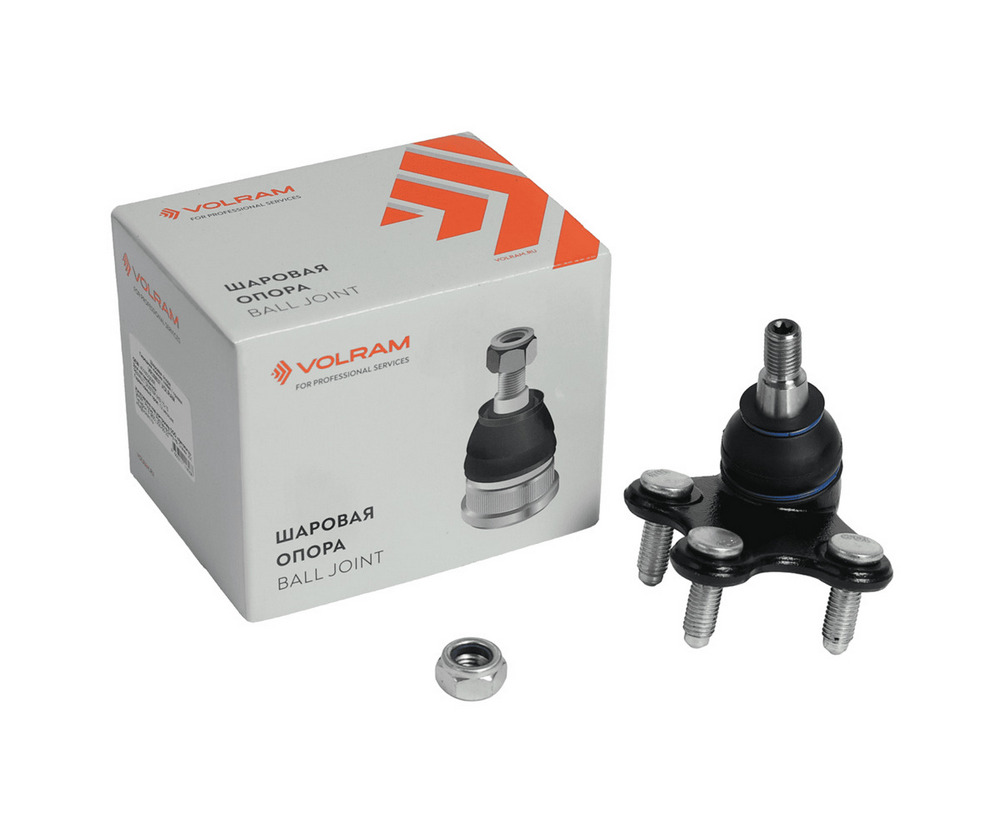 ОПОРА ШАРОВАЯ VW POLO SEDAN 10-; SKODA RAPID (NH3, NK3, NK6) 12-22; НИЖНЯЯ ПРАВАЯ; (VOLRAM) VR39848