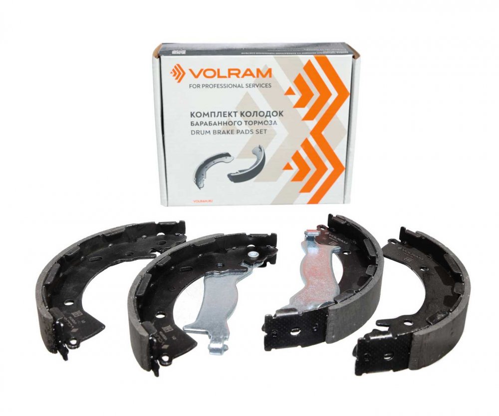 КОЛОДКИ ЗАДНИЕ SOLARIS II 17- RIO IV 17- БАРАБАННЫЕ 203x32 (VOLRAM) VR26734