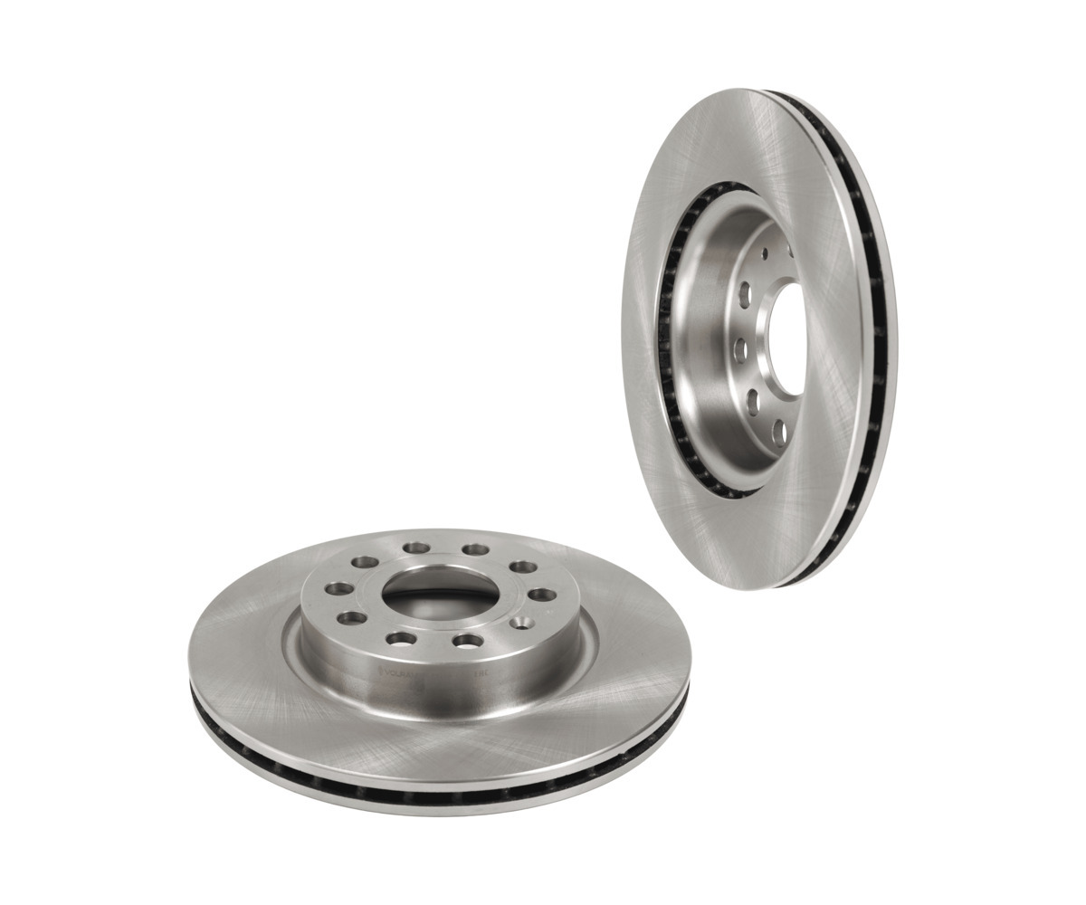 ДИСК ТОРМОЗНОЙ ПЕРЕДНИЙ для а/м SKODA OCTAVIA II (04-13), YETI 5L (09-17); VW GOLF V-VII (03-); 1ZF, 1ZM; D=280mm; вент.; (VOLRAM) VR27156