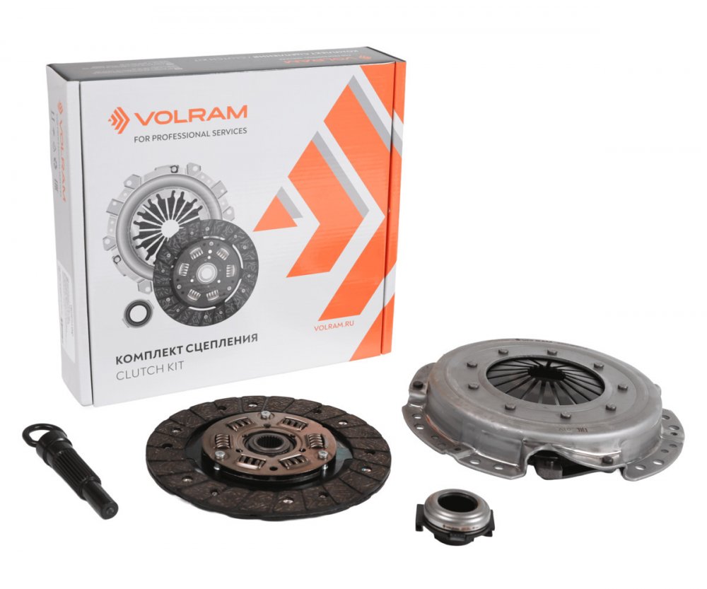 СЦЕПЛЕНИЕ  VOLRAM LARGUS K7M (тросовая КПП) с подшипником
