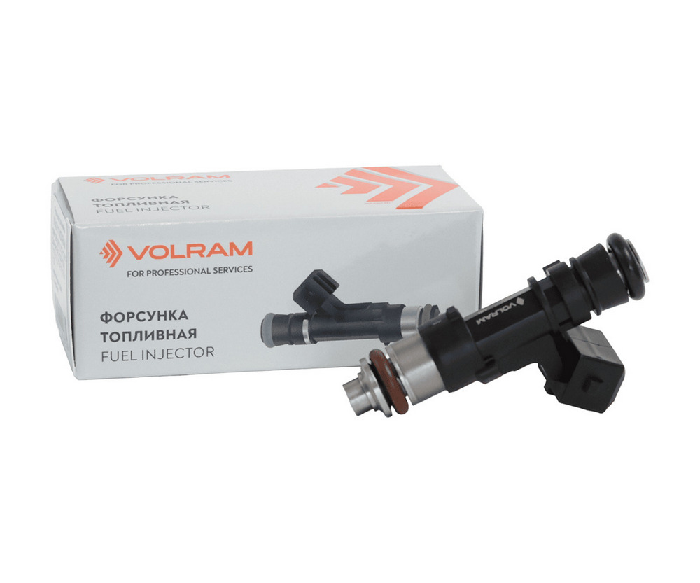 ФОРСУНКА ВАЗ-2112 V1,6 16КЛ.  VOLRAM ТОНКАЯ 2110,1118,21124, (ЕВРО-II, III) (аналог Bosch 0280158022)