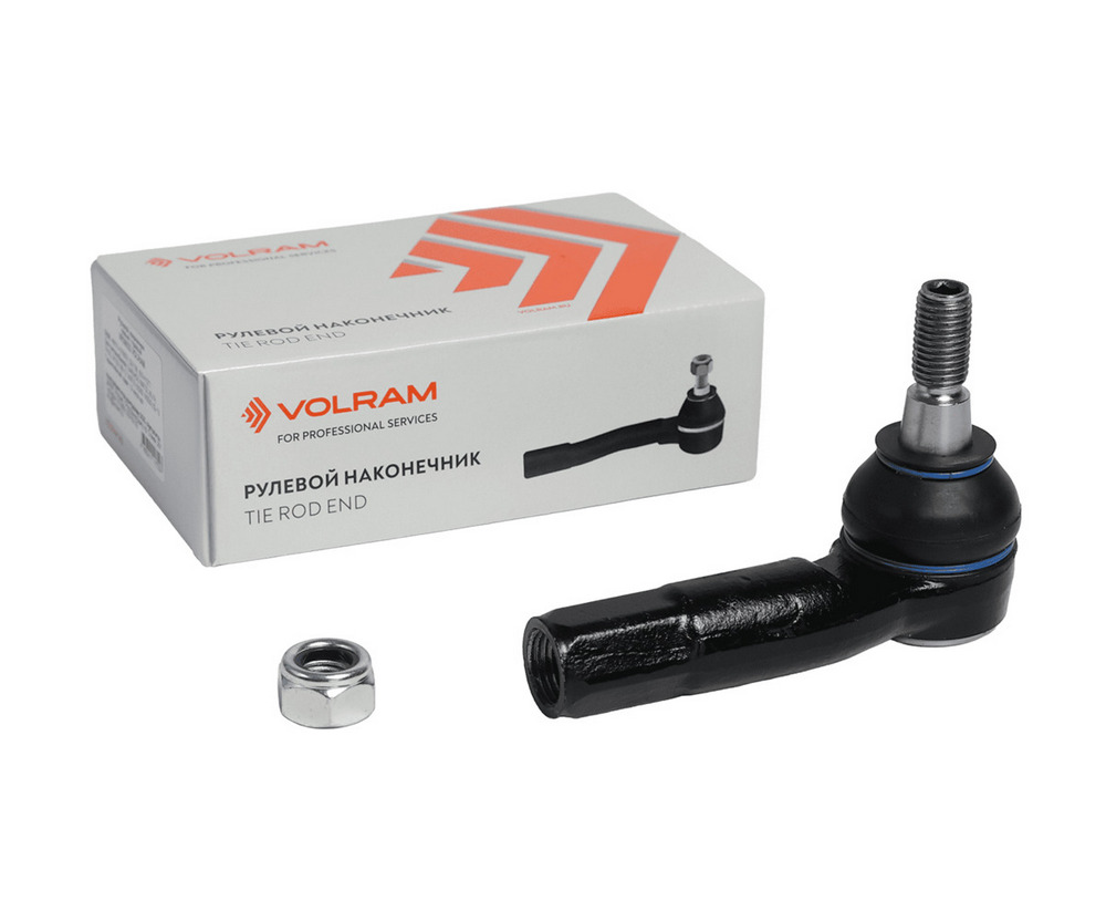 НАКОНЕЧНИК РУЛЕВОЙ для а/м VW GOLF V-VII; JETTA III-IV; SKODA OCTAVIA II-IV, YETI (5L) 09-17; ПРАВЫЙ; (VOLRAM) VR39647