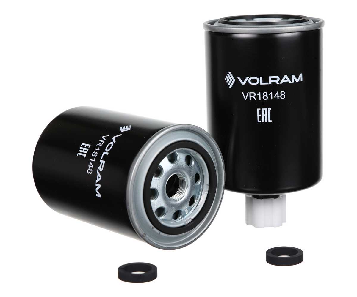 ФИЛЬТР ТОПЛИВНЫЙ  VOLRAM КАМАЗ 4308 (дв.Cummins B5.9-180) 03-10; CASE-IH; HYUNDAI; JCB; VR18148