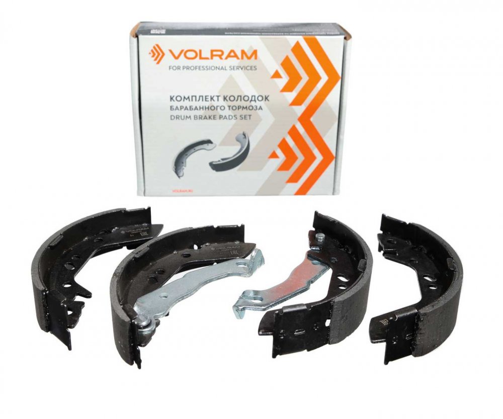 КОЛОДКИ ЗАДНИЕ ACCENT TAGAZ 99-06 БАРАБАННЫЕ 180x37 (VOLRAM) VR26731