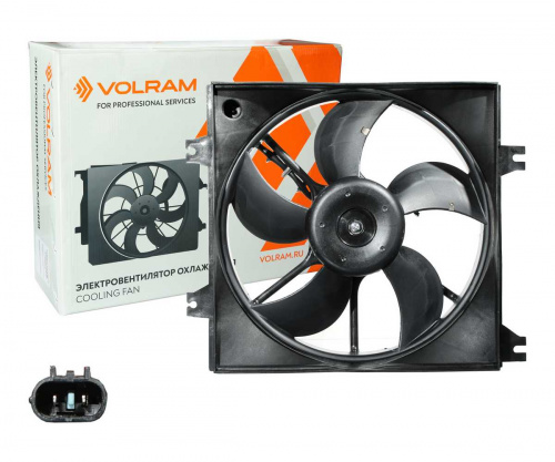 ЭЛЕКТРОВЕНТИЛЯТОР ACCENT(ТАГАЗ) В СБОРЕ (VOLRAM) VR28132