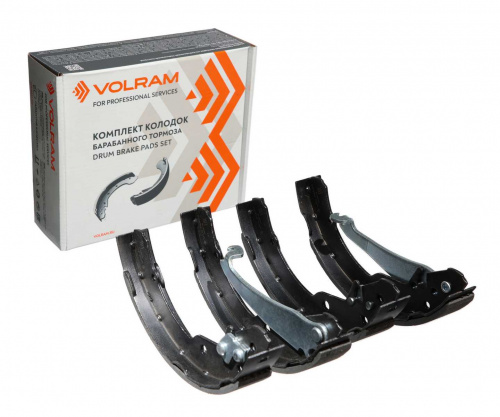 КОЛОДКИ ЗАДНИЕ VW POLO SEDAN RUS 1KC 10- БАРАБАННЫЕ 230x32 (VOLRAM) VR26739
