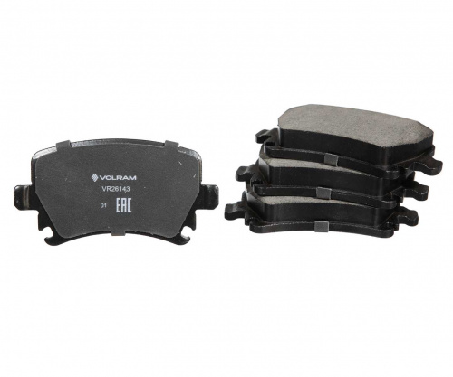 КОЛОДКИ ЗАДНИЕ VW GOLF V-VII 07- PASSAT 07- SKODA OCTAVIA II III 04- ДИСКОВЫЕ (VOLRAM) VR26143