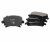 КОЛОДКИ ЗАДНИЕ VW GOLF V-VII 07- PASSAT 07- SKODA OCTAVIA II III 04- ДИСКОВЫЕ (VOLRAM) VR26143