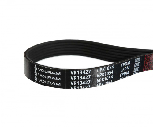 РЕМЕНЬ ГЕНЕРАТОРА  (6PK1054) для а/м УАЗ ХАНТЕР дв. ЗМЗ-409; (VOLRAM) VR13427