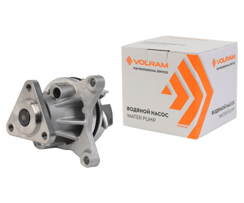 НАСОС ВОДЯНОЙ FOCUS II III 1.8-2.0 KUGA II 13- КРЫЛЬЧАТКА - СТАЛЬ VOLRAM VR21135
