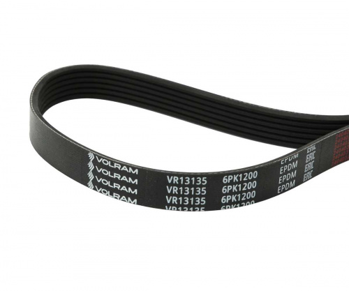 РЕМЕНЬ ГЕНЕРАТОРА  VOLRAM LARGUS  К4М 16кл. с ГУР или  A/C (6PK1200)