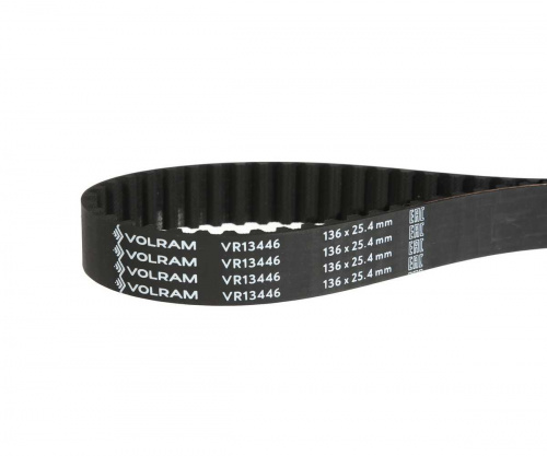 РЕМЕНЬ ГРМ  (136X25,4) для а/м ВАЗ-2110-2112 дв. 16 кл; LADA KALINA; ЗУБЧАТЫЙ; (VOLRAM) VR13446