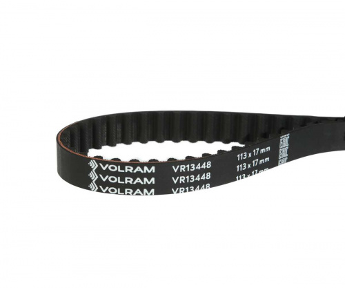 РЕМЕНЬ ГРМ  (113X17) для а/м ВАЗ-2190 дв. 8 кл 1.6; ЗУБЧАТЫЙ; (VOLRAM) VR13448
