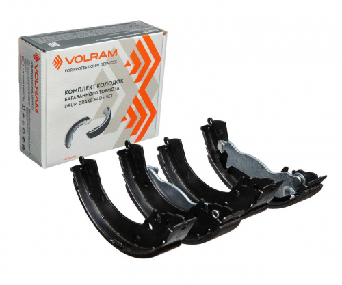 КОЛОДКИ ЗАДНИЕ GETZ с ABS 02-10 БАРАБАННЫЕ 203x32 (VOLRAM) VR26732