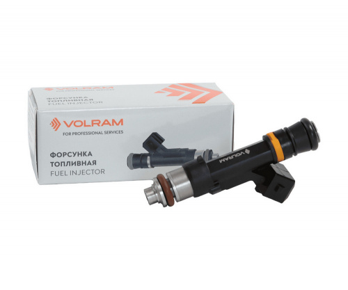 ФОРСУНКА ВАЗ-2110 V1,5 8КЛ.  VOLRAM ТОНКАЯ  21074, Нива,(ЕВРО-II, III) (аналог Bosch 0280158502)