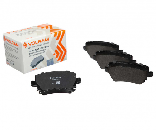 КОЛОДКИ ЗАДНИЕ VW GOLF V-VII 07- PASSAT 07- SKODA OCTAVIA II III 04- ДИСКОВЫЕ (VOLRAM) VR26143