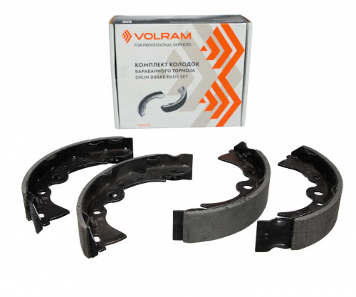 КОЛОДКИ ЗАДНИЕ VW POLO SEDAN RUS 1KC 10- БАРАБАННЫЕ 230x32 (VOLRAM) VR26739
